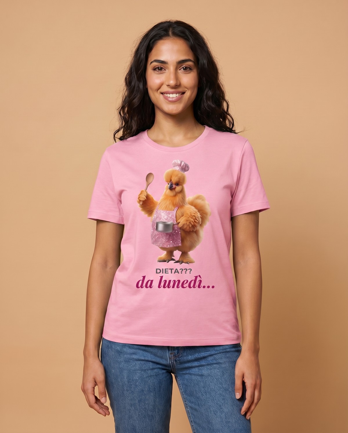 Maria — t-shirt Bubble Pink
