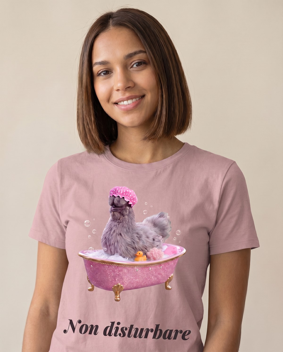 Sandra — t-shirt Rosa cipria
